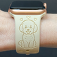 My Pet Bichon Frise Dog Watch Band For Apple Watch