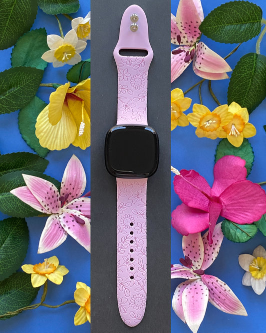 Spring Blossoms Fitbit Versa 3/Versa 4/Sense/Sense 2 Watch Band
