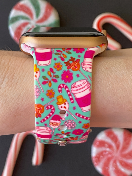 Christmas Suckers Watch Band For Apple Watch