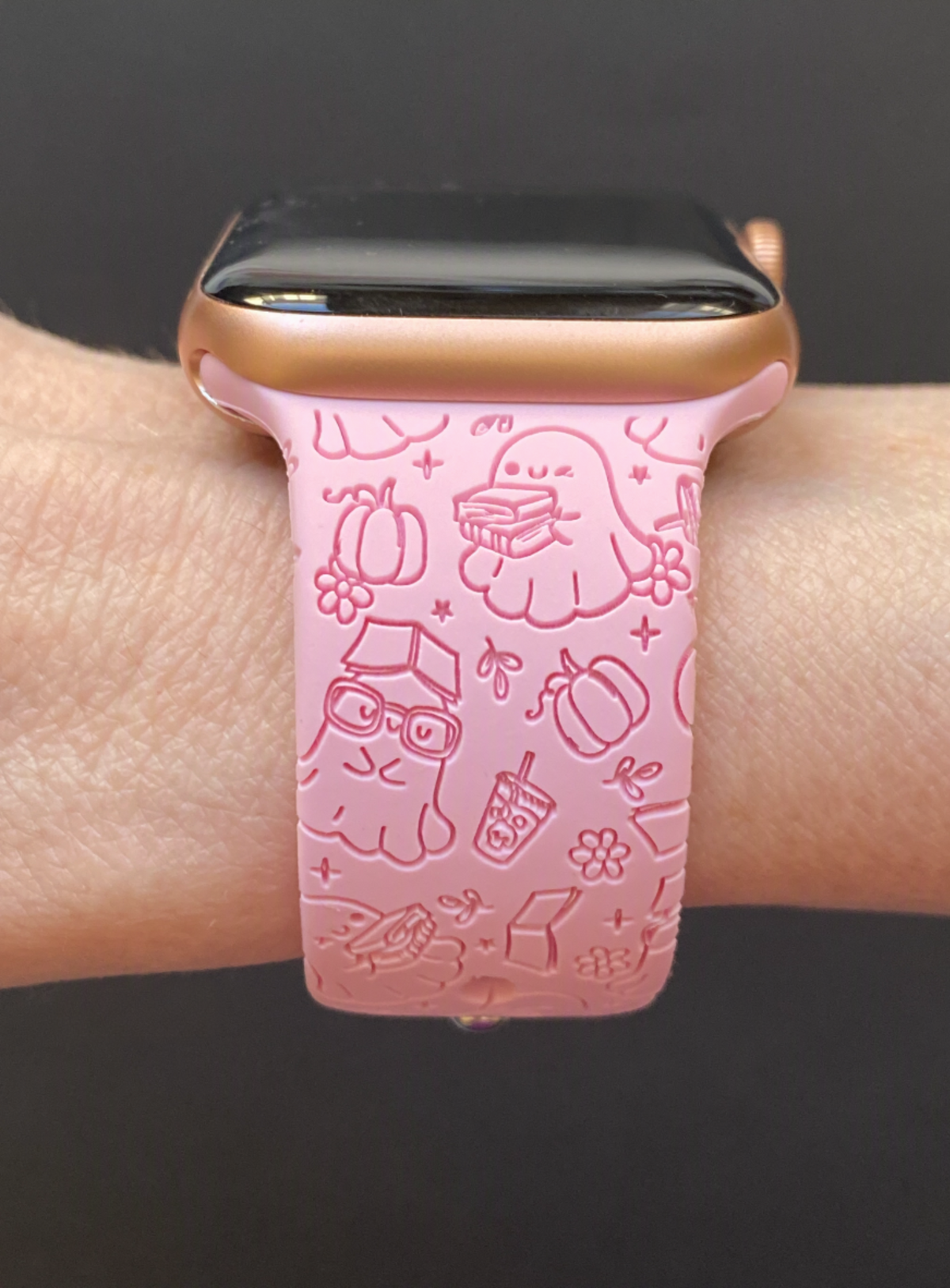 Ghostly Book Lover Watch Band For Apple Watch
