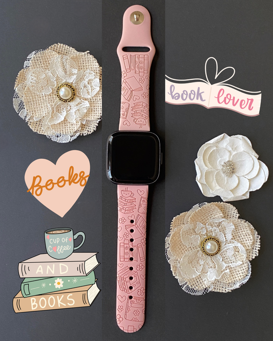 Book Lover Fitbit Versa 1/2 Watch Band