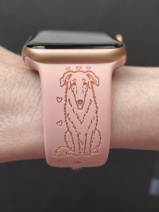 Borzoi Dog Watch Band For Apple Watch