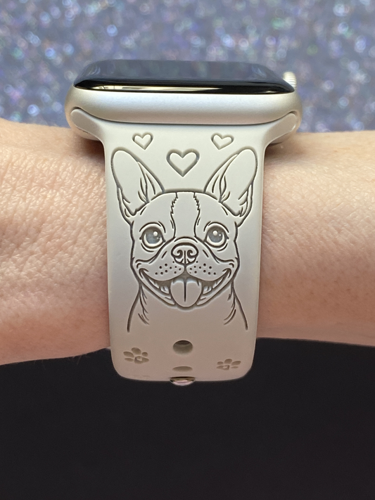 Boston Terrier Dog Watch Band For Apple Watch