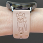 Cute Boston Terrier 20mm Samsung Galaxy Watch Band