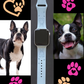 Happy Boston Terrier Dog Watch Band For Apple Watch