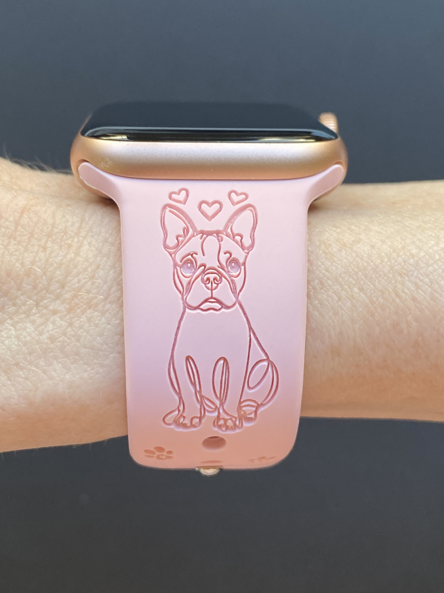 Cute Boston Terrier Dog Watch Band For Apple Watch