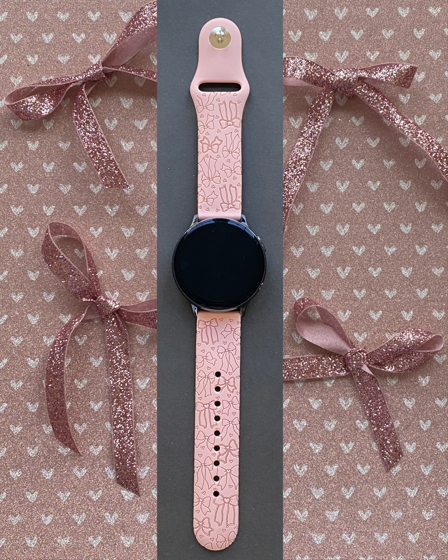 Valentine Bows 20mm Samsung Galaxy Watch Band