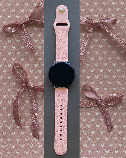 Valentine Bows 20mm Samsung Galaxy Watch Band