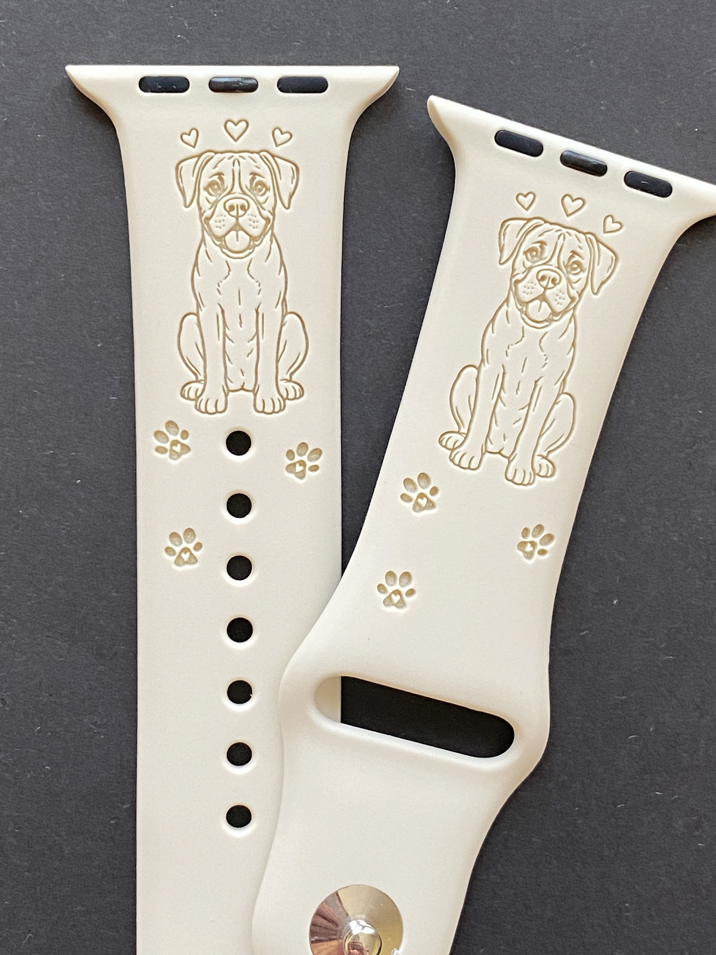 My Best Friend Boxer Dog Watch Band For Apple Watch