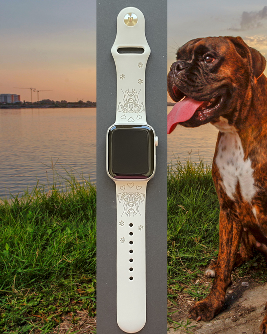 Boxer Dog Watch Band For Apple Watch