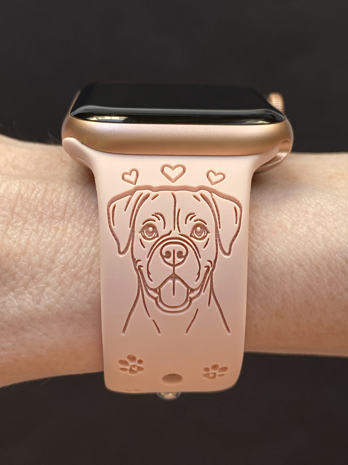 Happy Boxer Dog Watch Band For Apple Watch