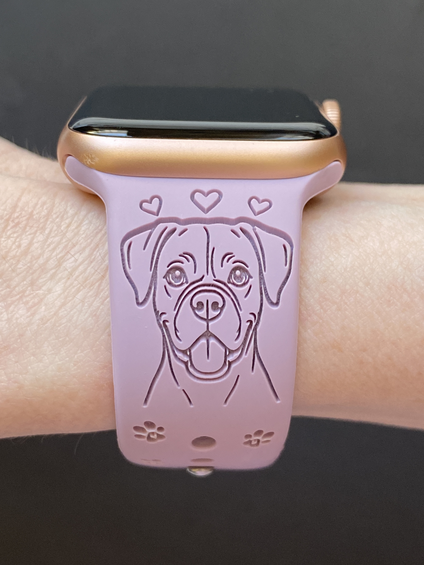 Happy Boxer Dog Watch Band For Apple Watch