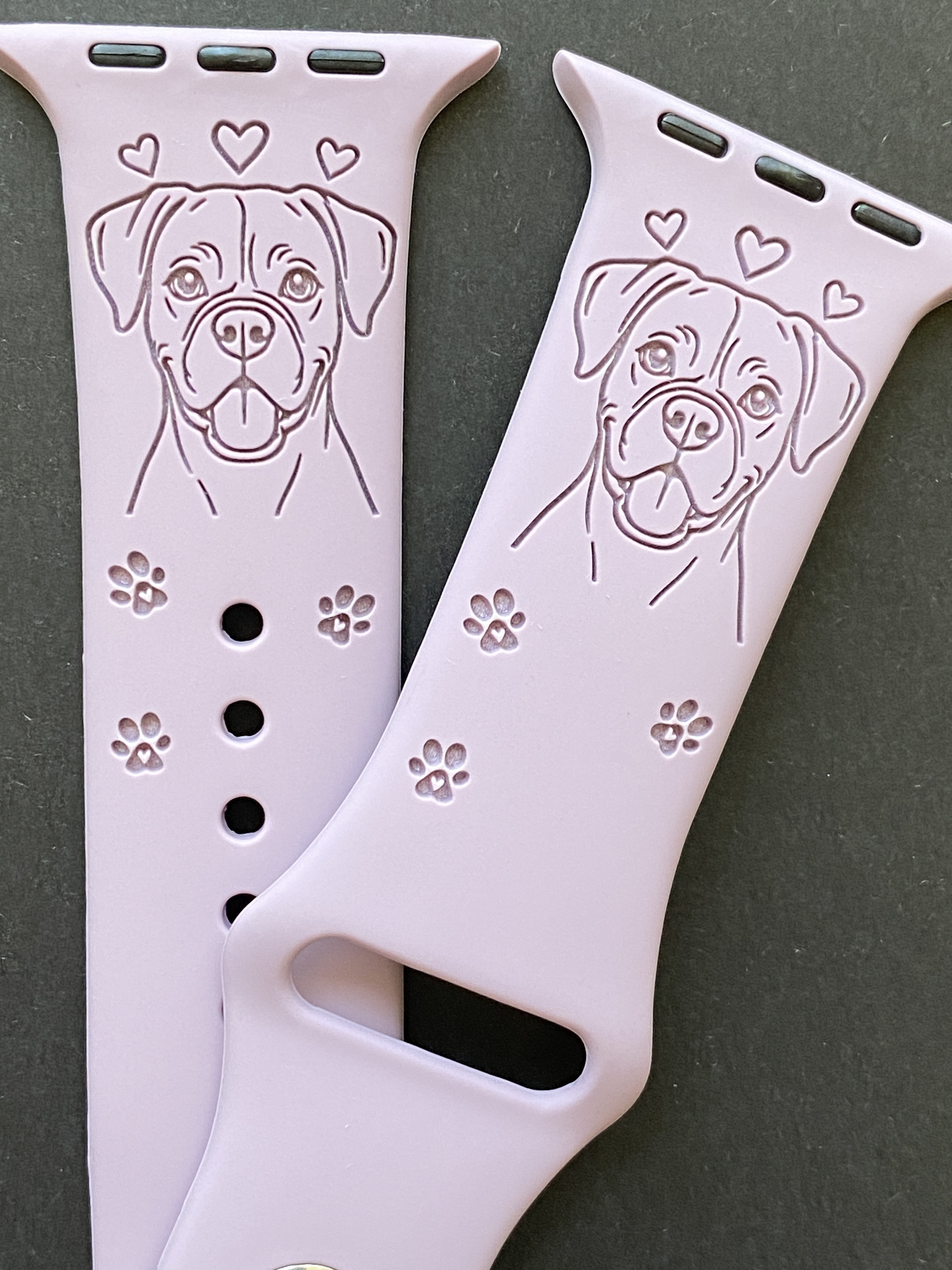 Happy Boxer Dog Watch Band For Apple Watch