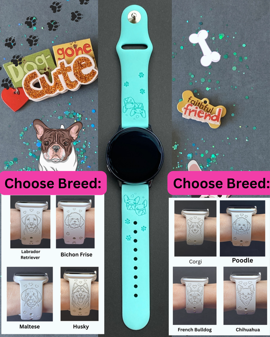 Dog Breeds(#2) 20mm Samsung Galaxy Watch Band