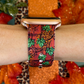 Fall Leopard Leaves Apple Watch Band