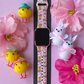 Easter Bunny and Chicks Pink Watch Band For Apple Watch