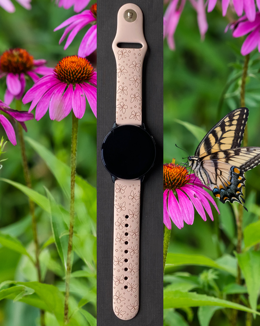 Butterflies and Stars 20mm Samsung Galaxy Watch Band