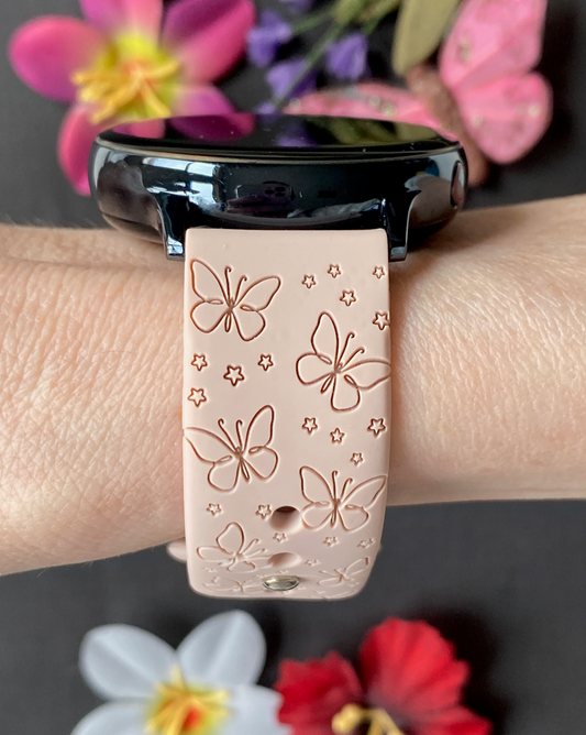 Butterflies and Stars 20mm Samsung Galaxy Watch Band