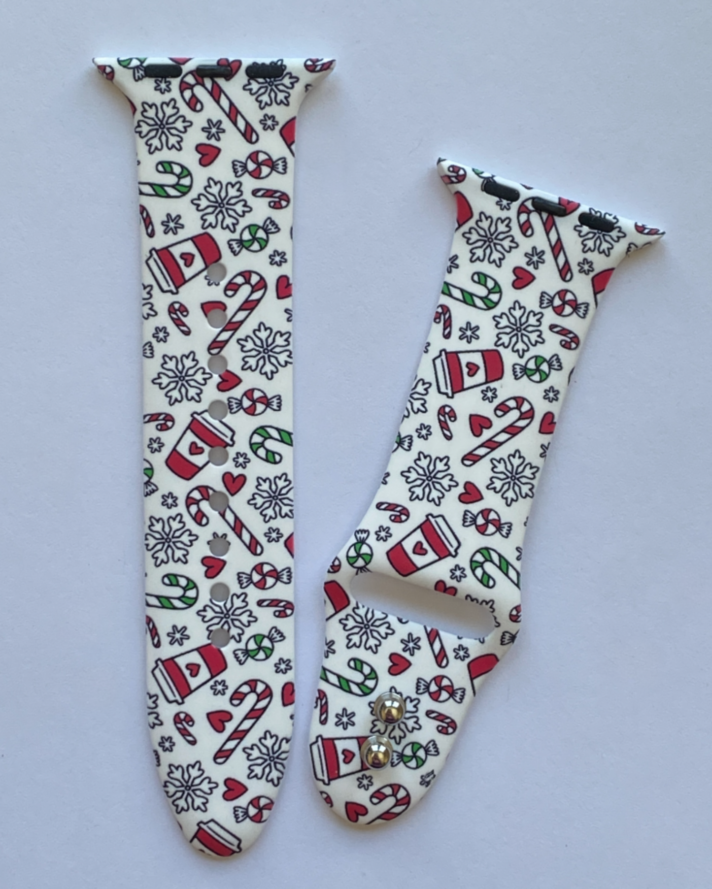 Christmas Candy Canes Watch Band For Apple Watch