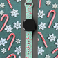 Christmas Candy Cane Fitbit Versa 3/Versa 4/Sense/Sense 2 Watch Band
