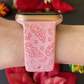 Candy Cane Bows Apple Watch Band