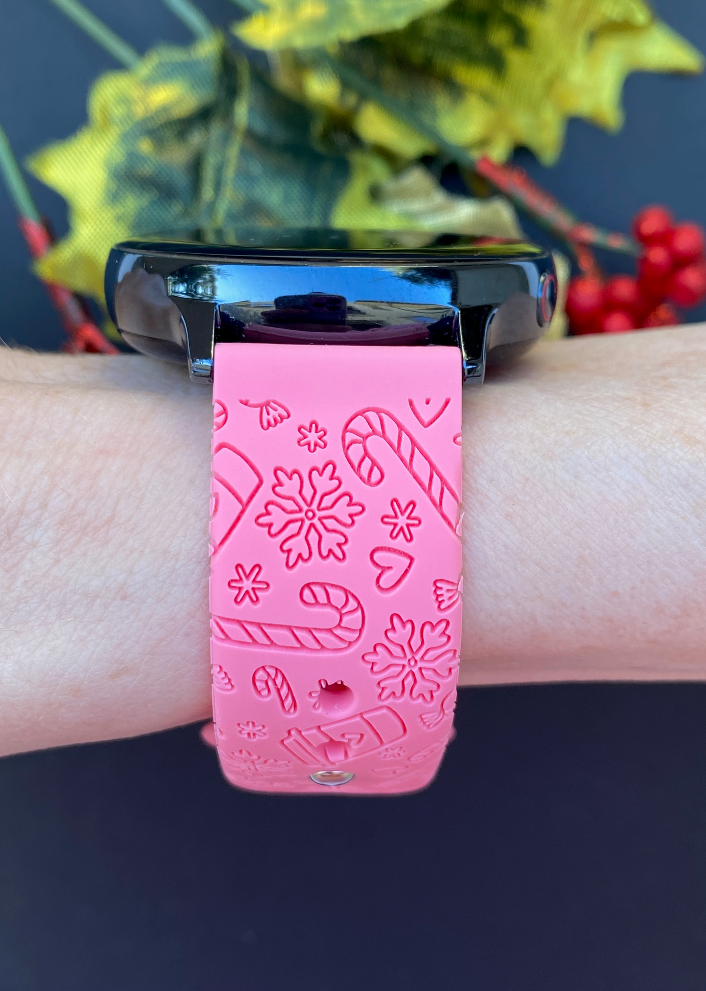 Candy Cane 20mm Samsung Galaxy Watch Band