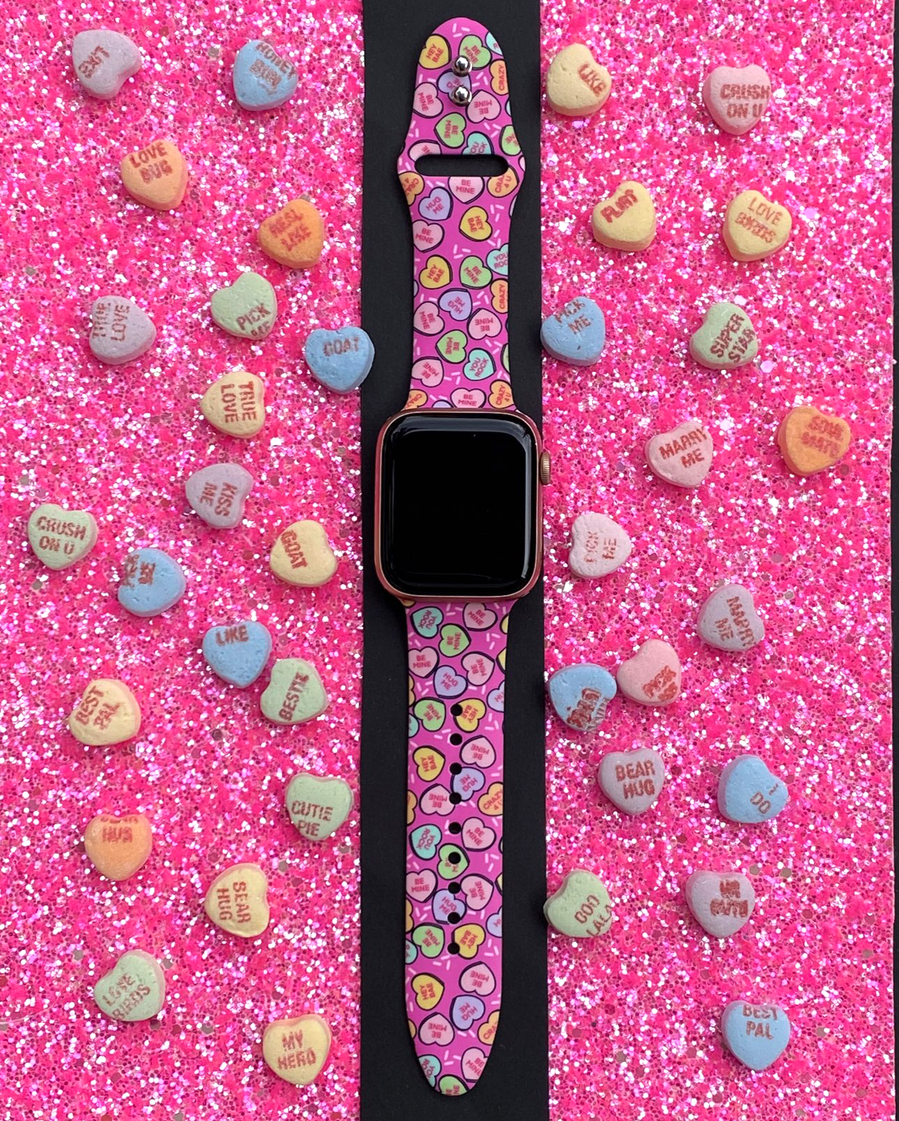 Candy Hearts Apple Watch Band