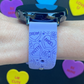 Candy Hearts Floral 20mm Samsung Galaxy Watch Band
