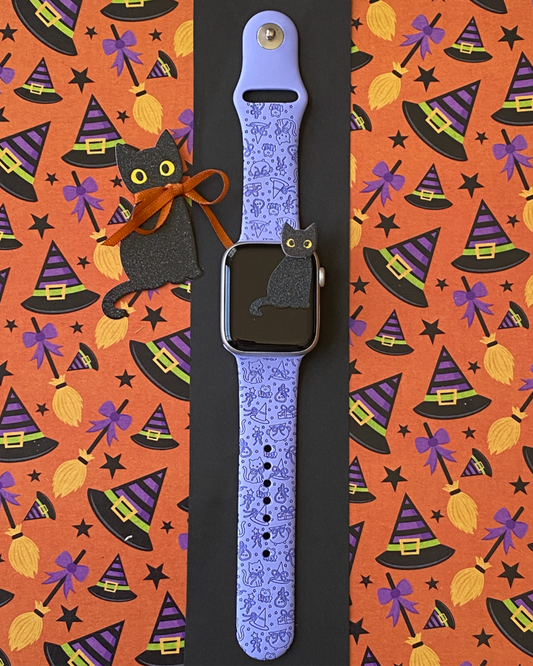 Witchy Cats Watch Band For Apple Watch