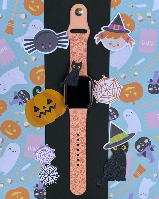 Halloween Cat Lover Apple Watch Band