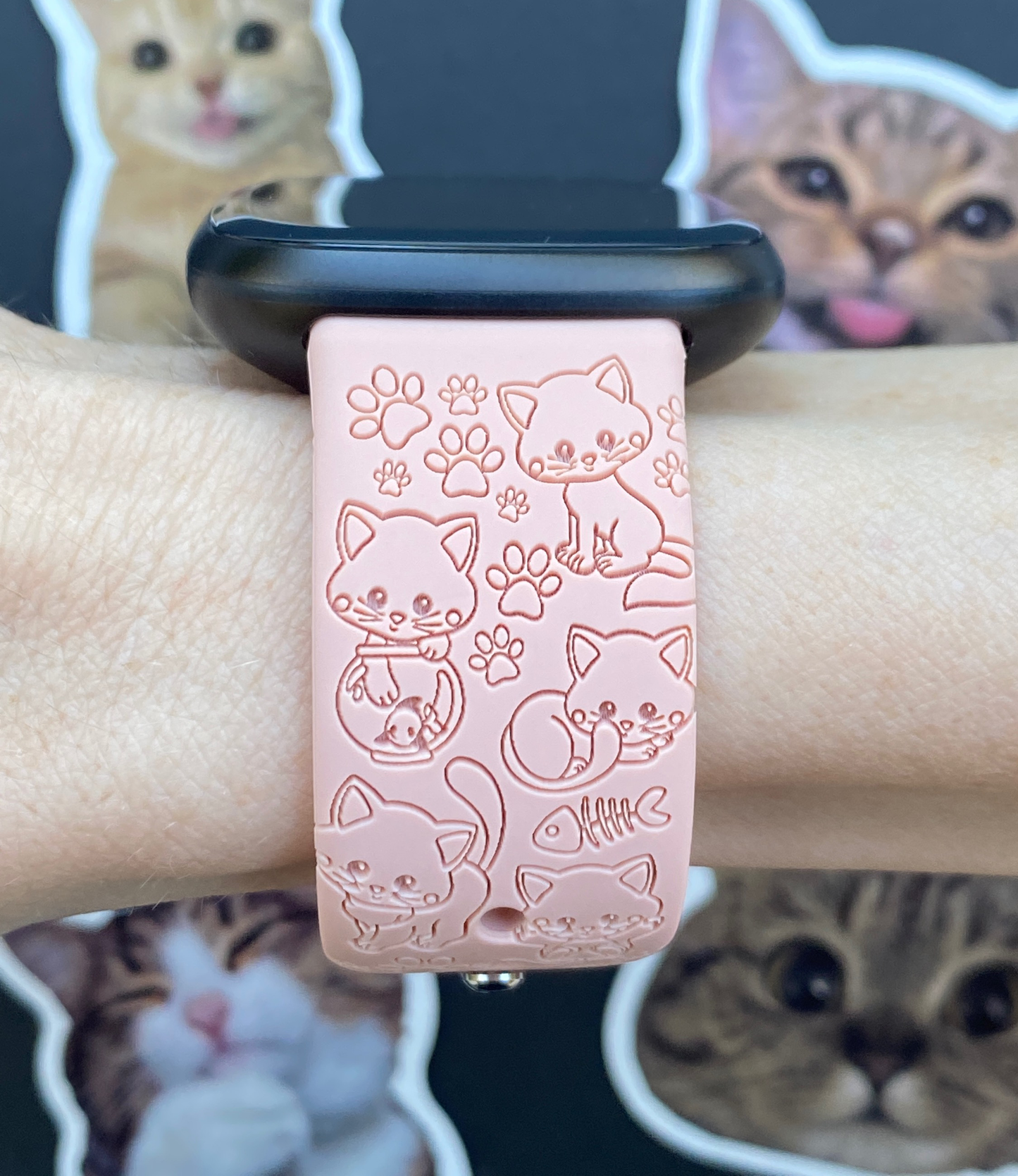 Cute Cats Fitbit Versa 3/Versa 4/Sense/Sense 2 Watch Band