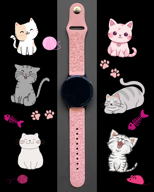 Cute Cats Samsung Galaxy Watch Band
