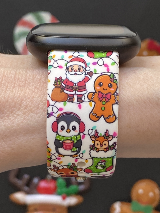 Christmas Spirit Fitbit Versa 3/Versa 4/Sense/Sense 2 Watch Band