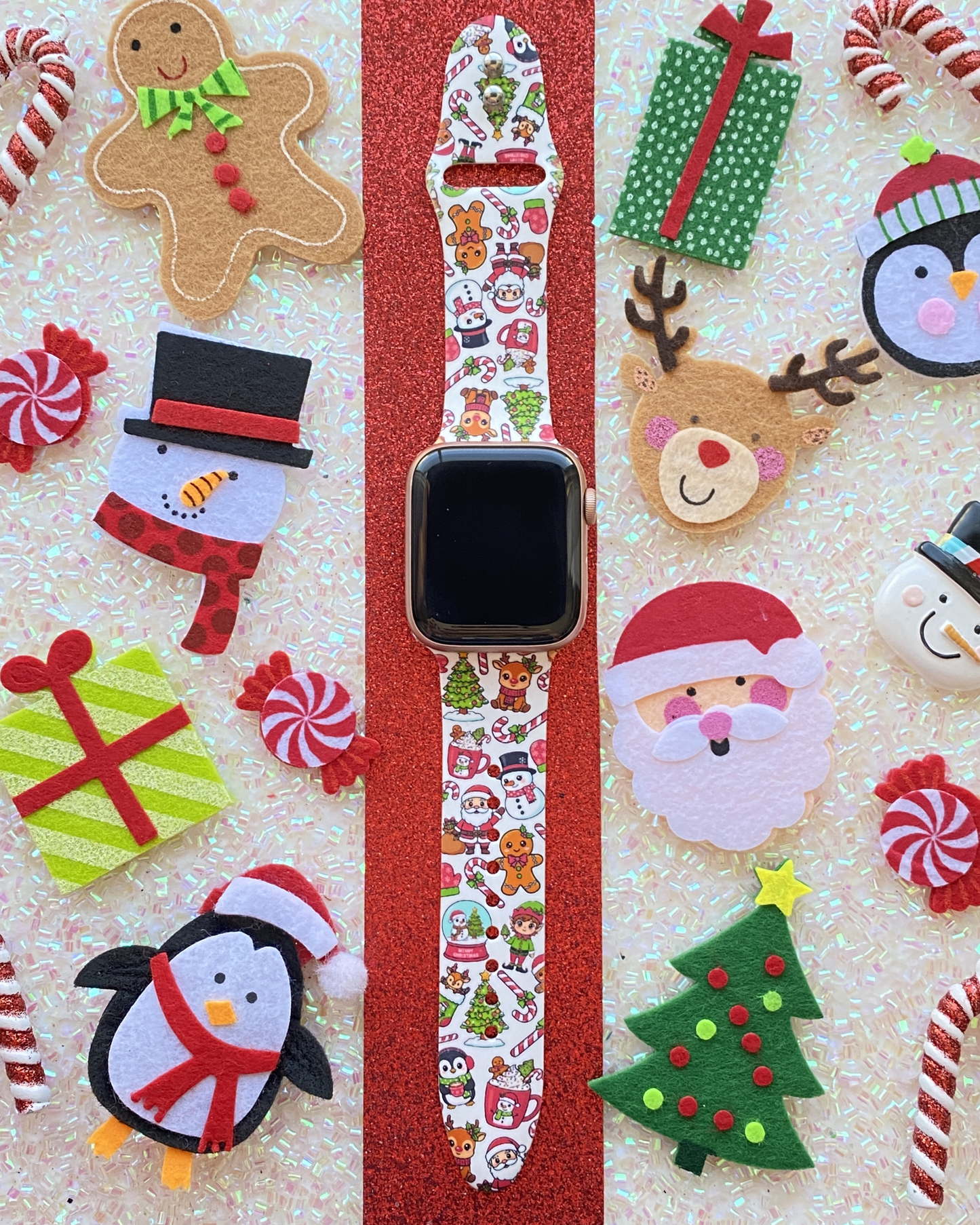 Merry Little Christmas Watch Band For Apple Watch