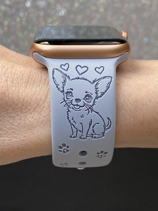 Happy Chihuahua Dog Watch Band For Apple Watch
