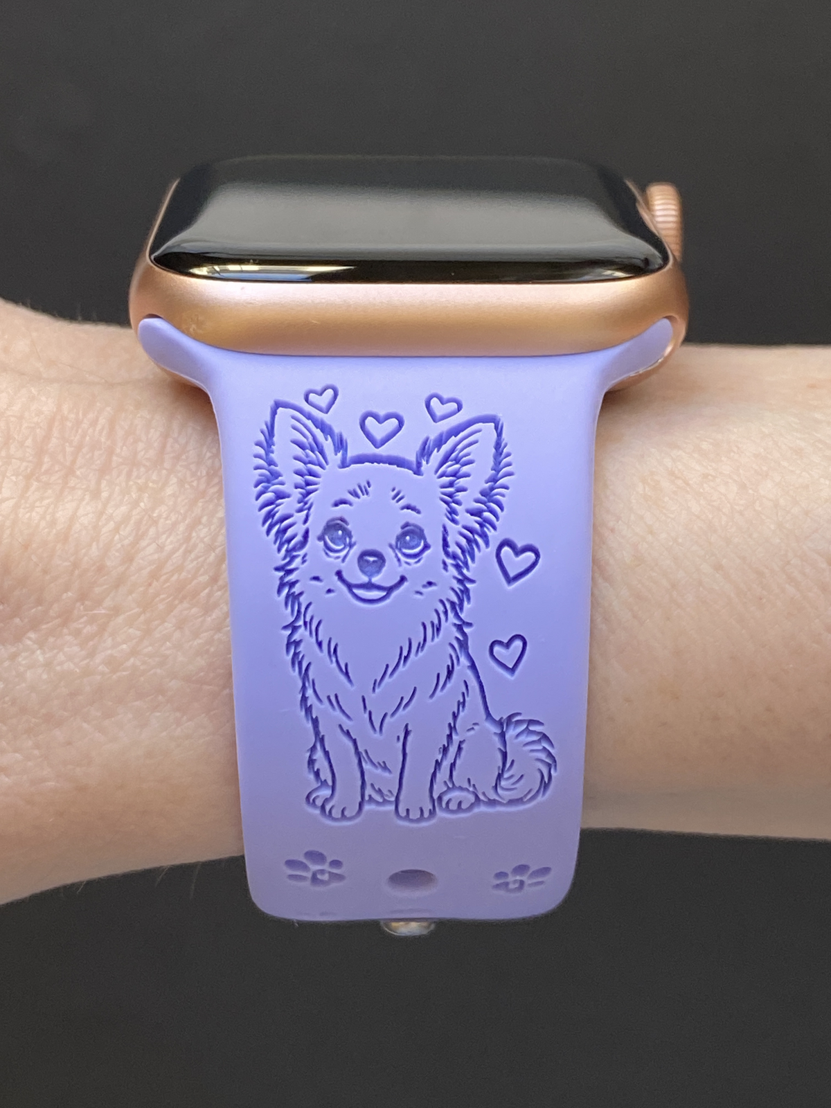 Long Hair Chihuahua Dog Watch Band For Apple Watch