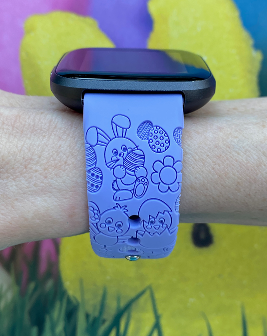 Easter Bunnies and Chicks Fitbit Versa 1/2 Watch Band