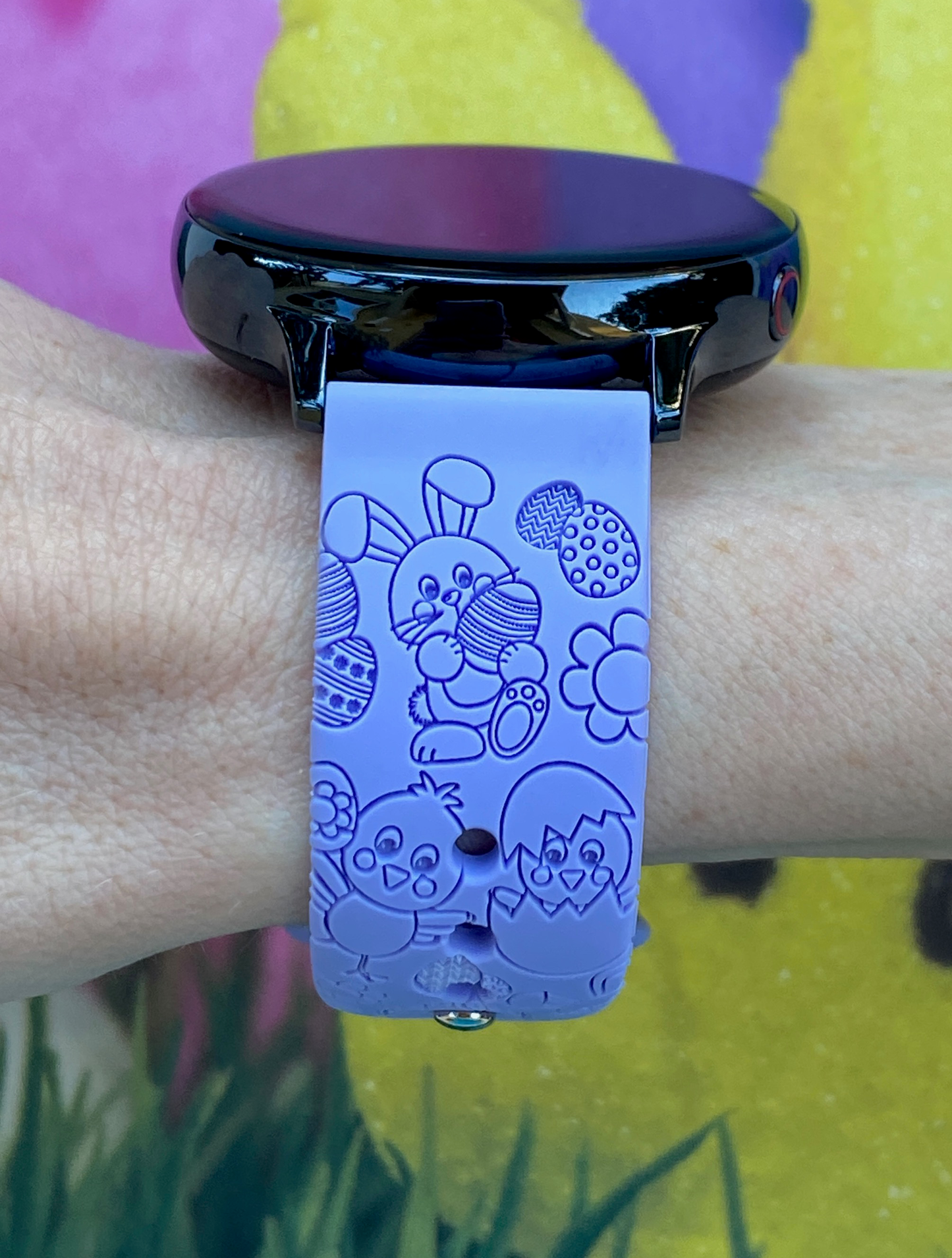Easter Bunnies and Chicks 20mm Samsung Galaxy Watch Band