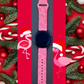 Christmas Flamingo 20mm Samsung Galaxy Watch Band