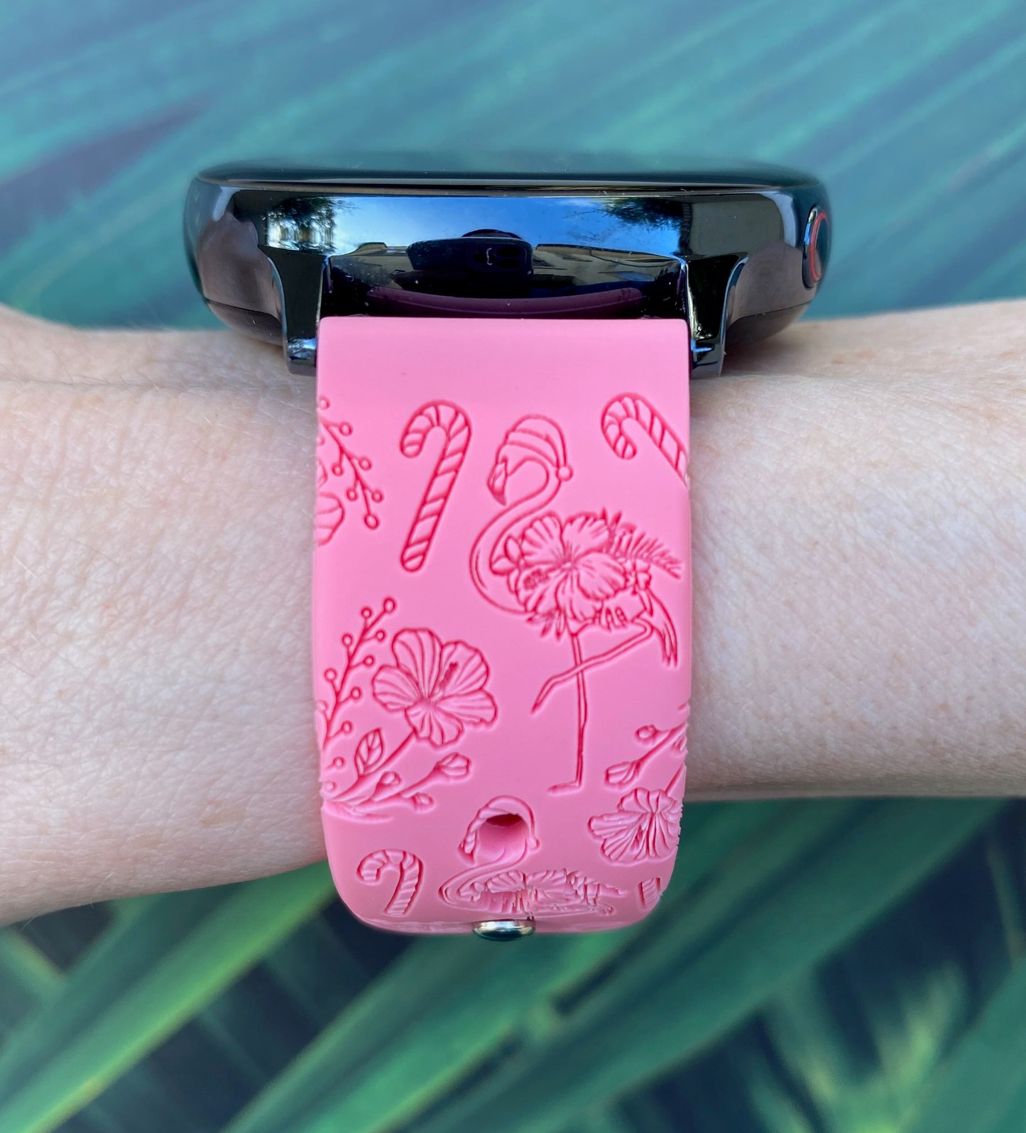 Christmas Flamingo 20mm Samsung Galaxy Watch Band