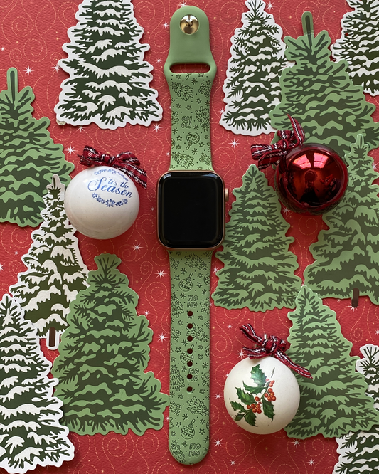 Holiday Christmas Tree Watch Band For Apple Watch