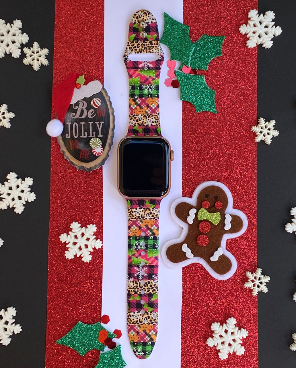 Holiday Plaid Apple Watch Band