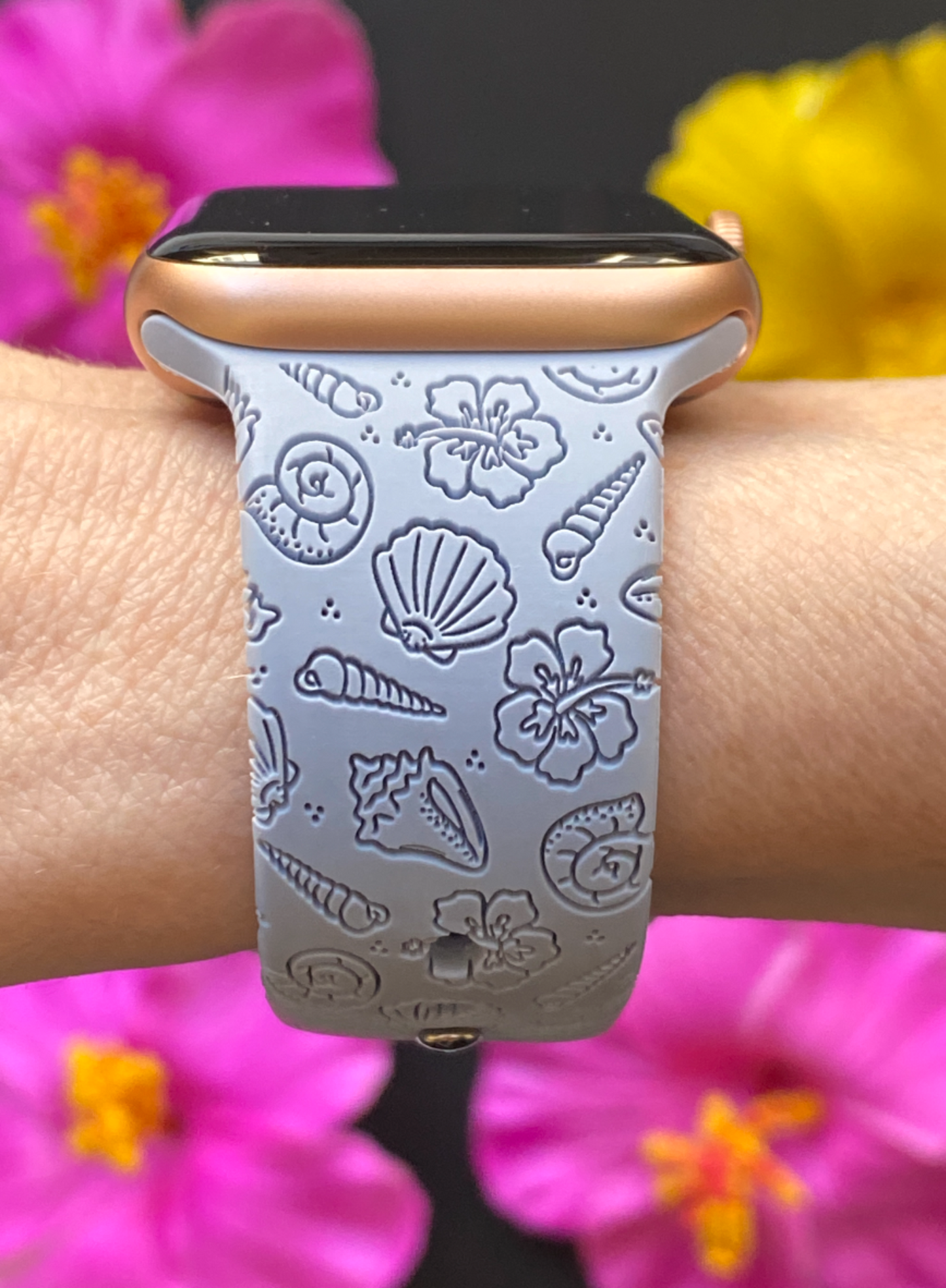 Coastal Seashells Watch Band For Apple Watch