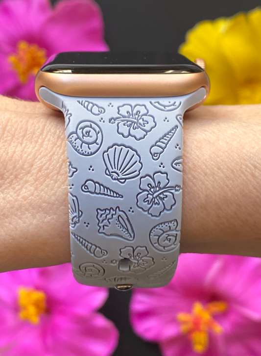 Coastal Seashells Watch Band For Apple Watch