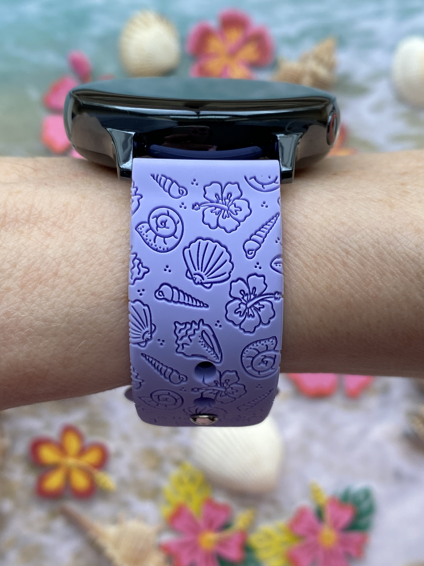 Coastal Seashells 20mm Samsung Galaxy Watch Band