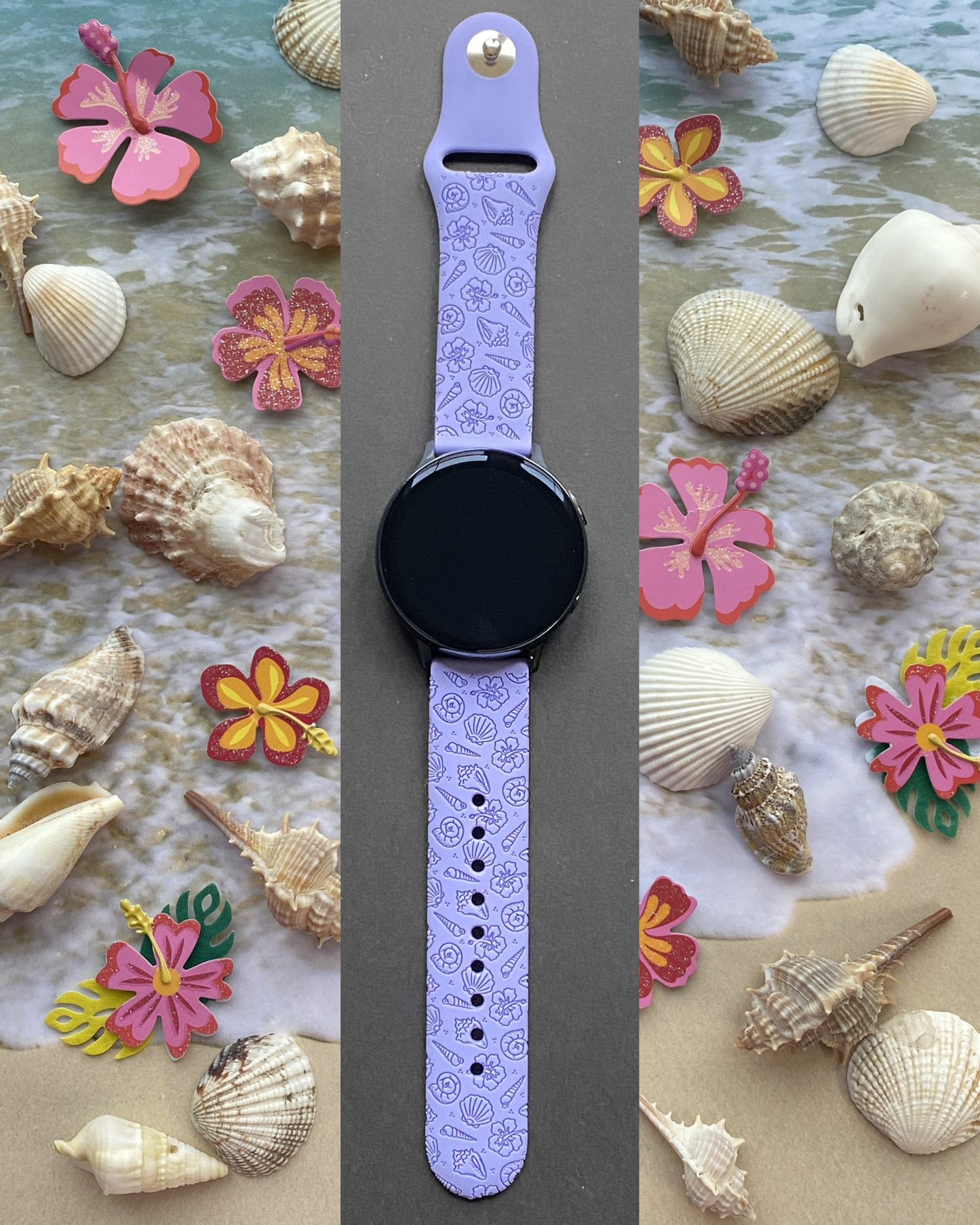 Coastal Seashells 20mm Samsung Galaxy Watch Band
