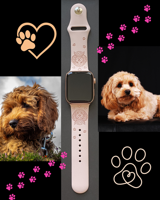 Cockapoo Dog Watch Band For Apple Watch