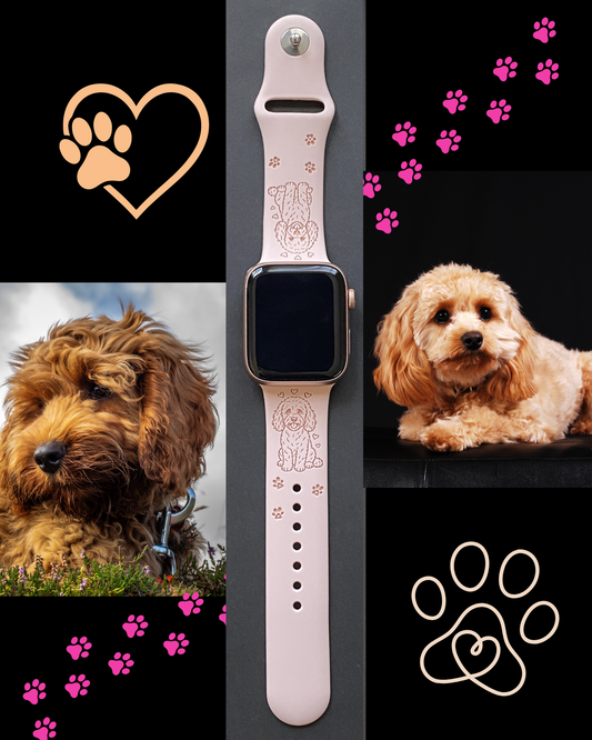 Cockapoo Dog Watch Band For Apple Watch