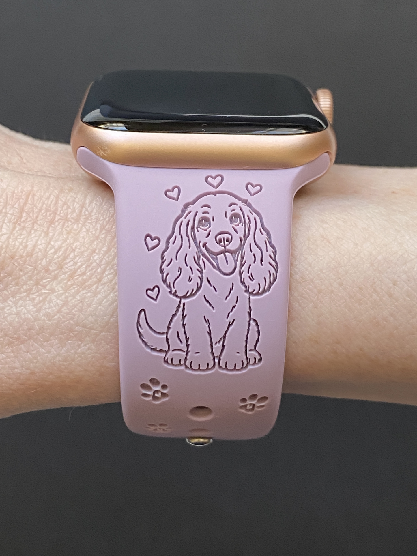 My Best Friend Cocker Spaniel Dog Watch Band For Apple Watch