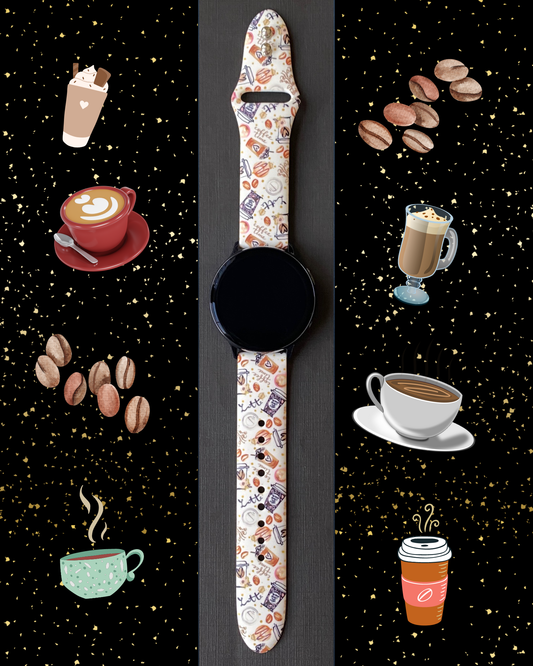 Coffee Lover Samsung Galaxy Watch Band